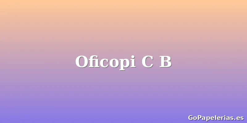 Oficopi C B