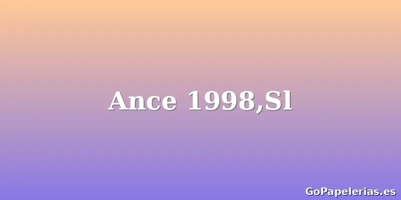 Ance 1998,Sl