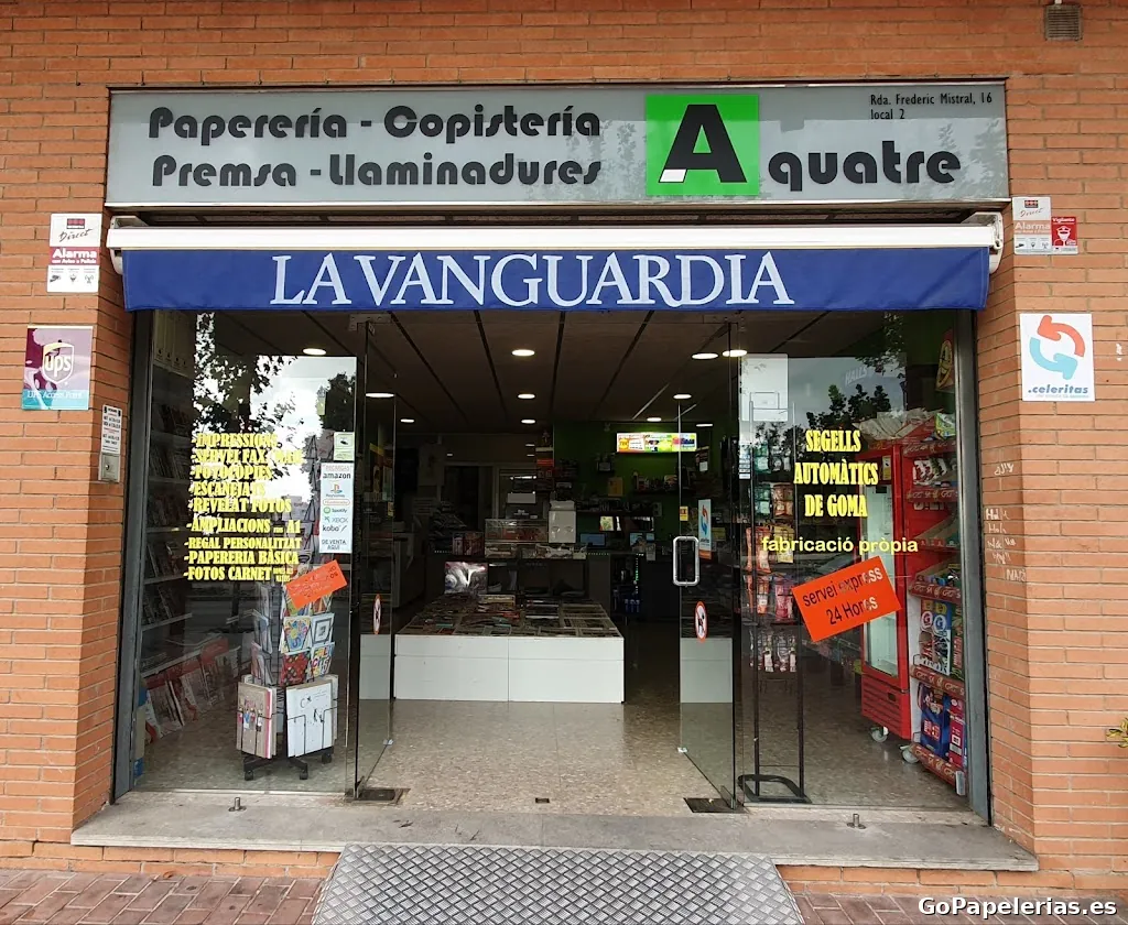 PAPERERIA-COPISTERIA A-QUATRE