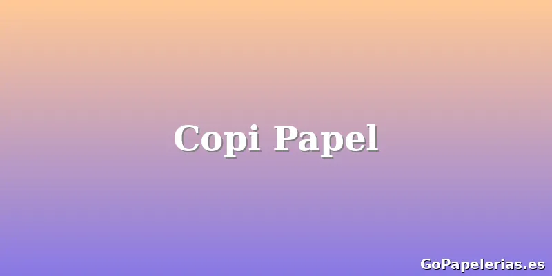 Copi Papel