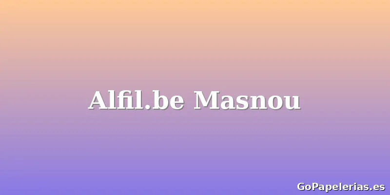 Alfil.be Masnou