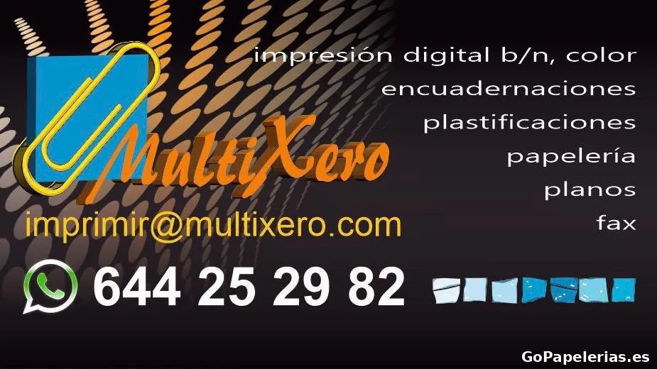 Copistería Copy MultiXero