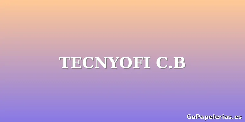 TECNYOFI C.B